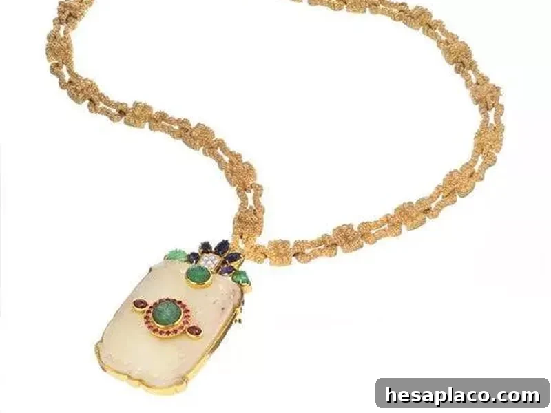 David Webb Convertible Chain Necklace