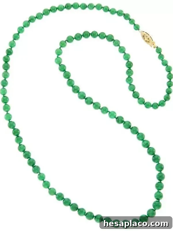 Jade Bead Necklace