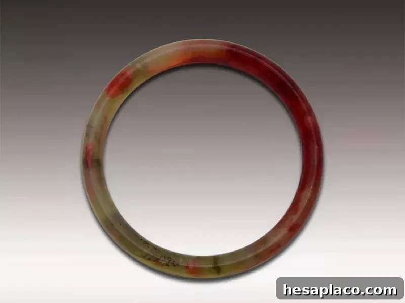 Chinese Carved Jade Bangle