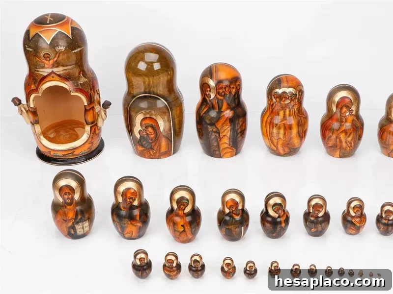Religious Iconography Russian Dolls