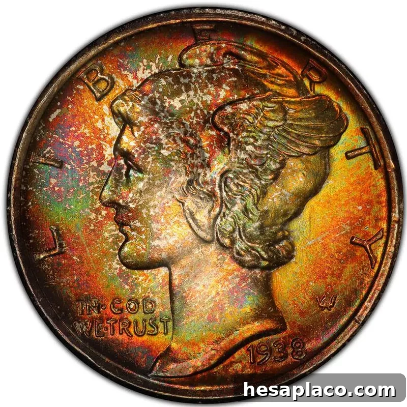 1938-S Mercury Dime