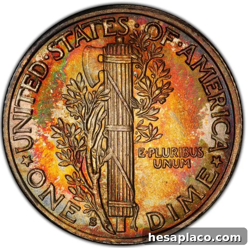 1938-S Mercury Dime
