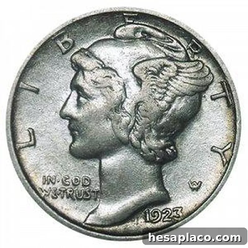 1923-S Mercury Dime