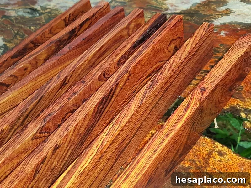 Cocobolo wood