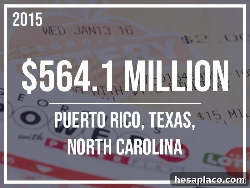14. Jackpot: $564.1 Million