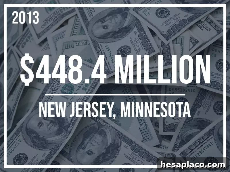 24. Jackpot: $448.4 Million