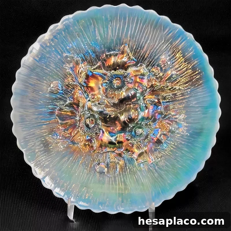 Northwood Poppy Show Plate