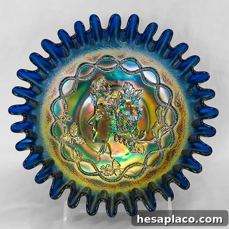 Fenton Goddess of Harvest Bowl