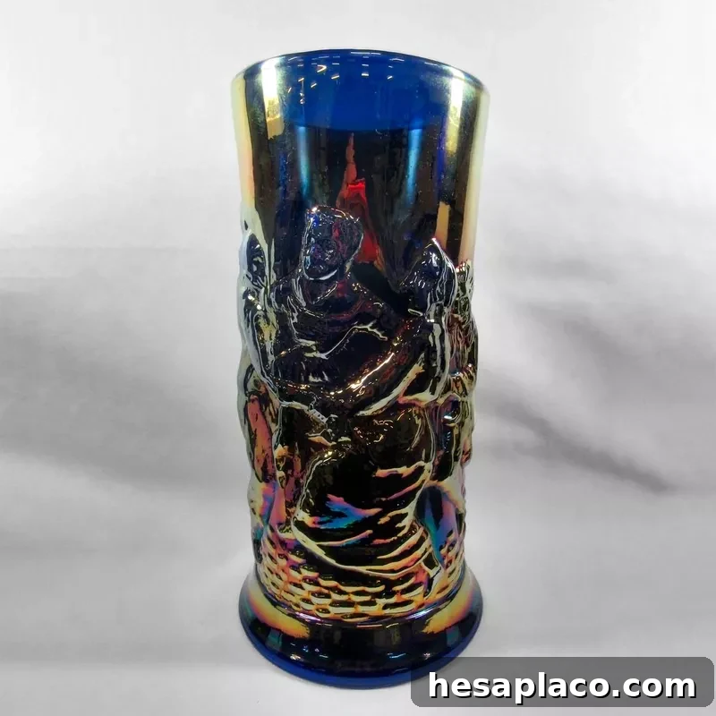 Millersburg People’s Vase in Blue
