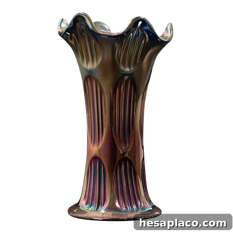 Carnival Glass Vase