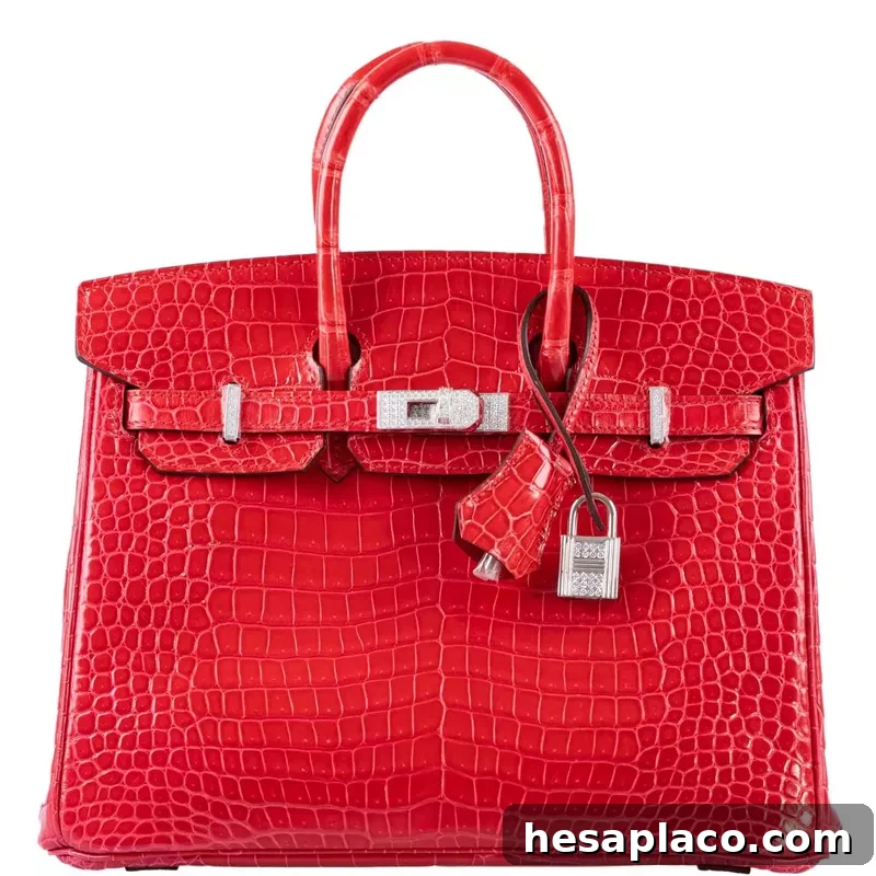 Shiny Rouge H Birkin