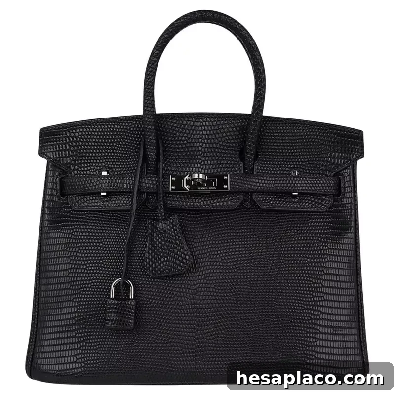 Matte Black Birkin Bag
