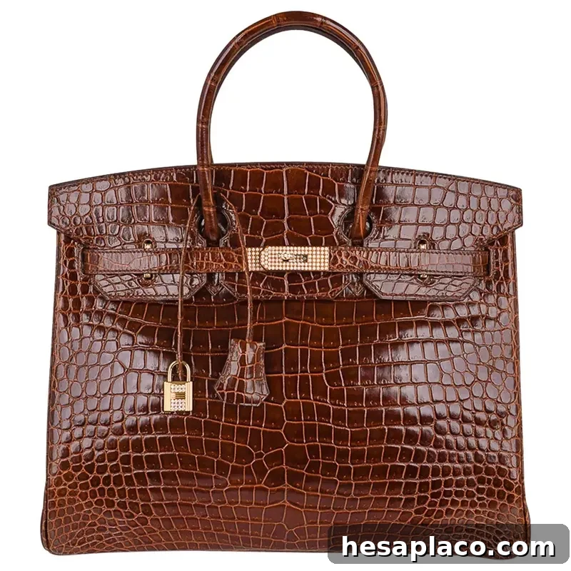 Diamond Crocodile Birkin