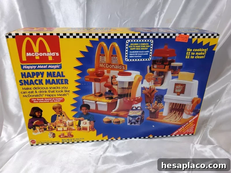 Mattel Mcdonald's Happy Meal Magic Snack Maker 1993