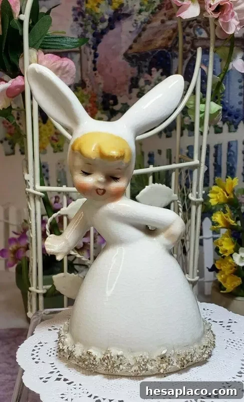 Rare Vintage Lefton Bunny Girl