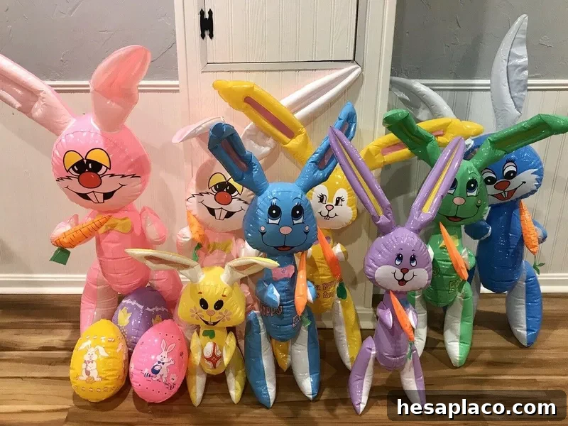 Inflatable Vintage Easter Decorations