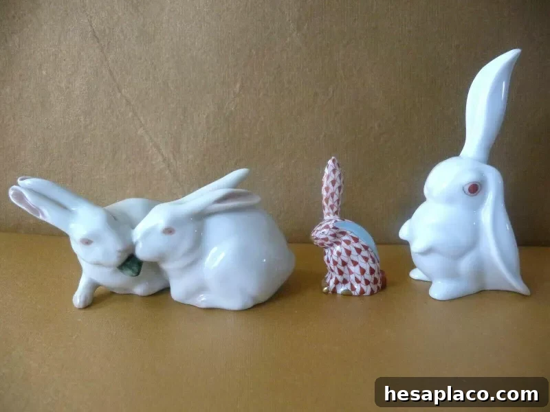 Rare Porcelain Easter Decorations