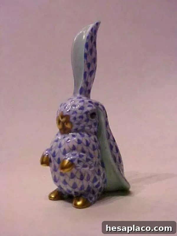 Vintage Herend Porcelain Easter Bunny