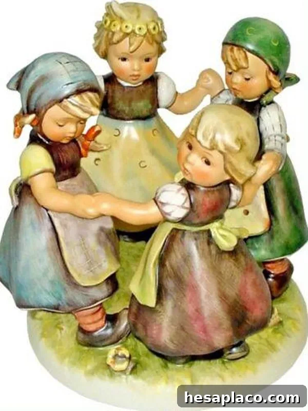 Ring Around the Rosie Hummel figurine