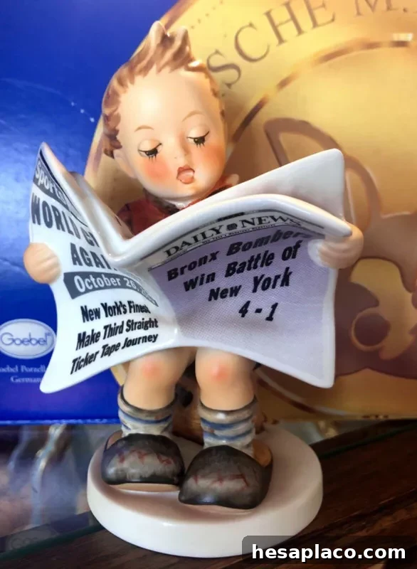 Yankees win Hummel figurine