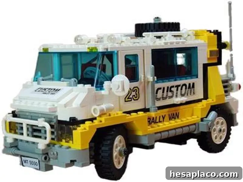 Rare Lego Custom Rally Van