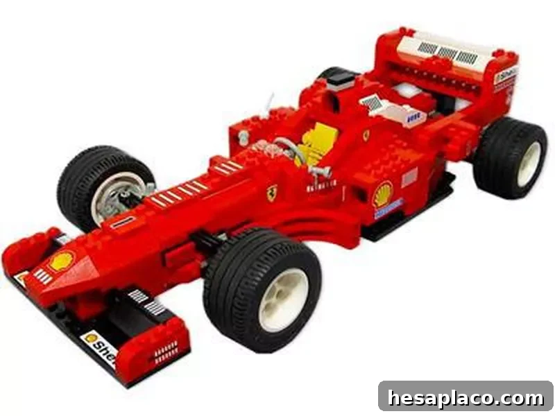 Lego Car Model Team Ferrari