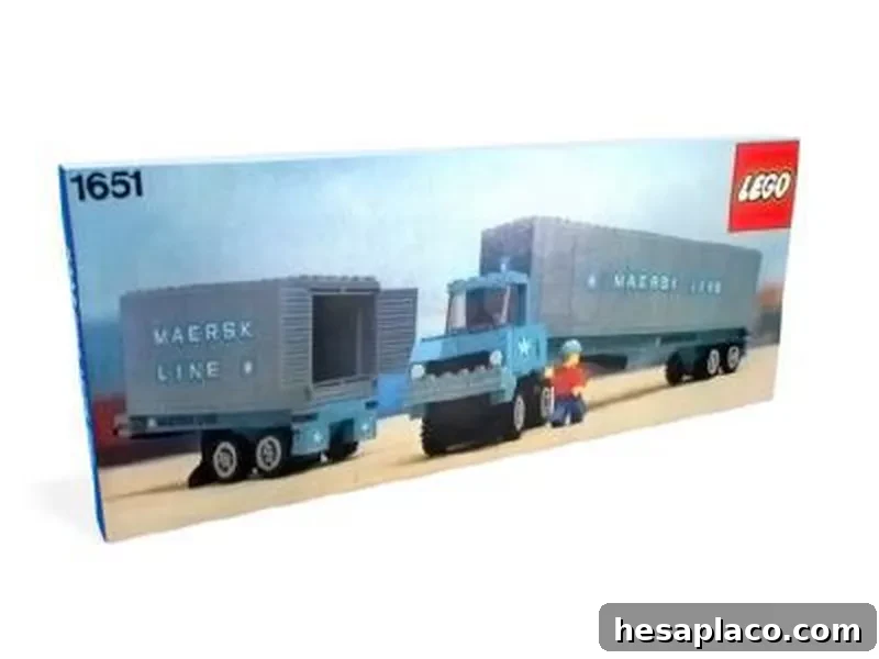 Lego Maersk Line Container Lorry