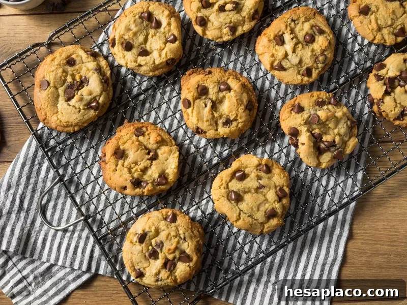 Homemade Warm Chocolate Chip Cookies