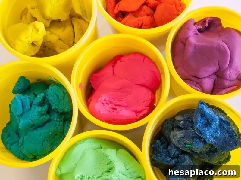 Colorful Play-Doh