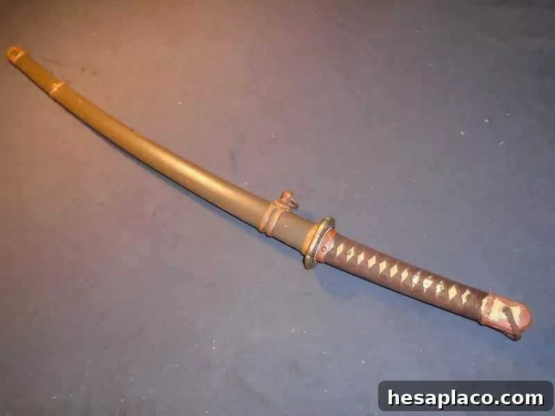 Polished Nagamitsu Japanese Sword