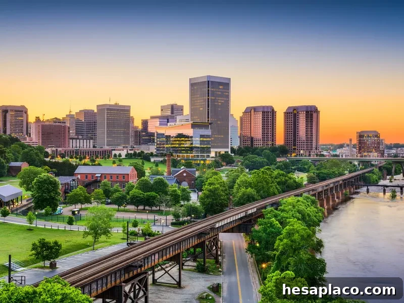 Richmond, Virginia, USA Skyline