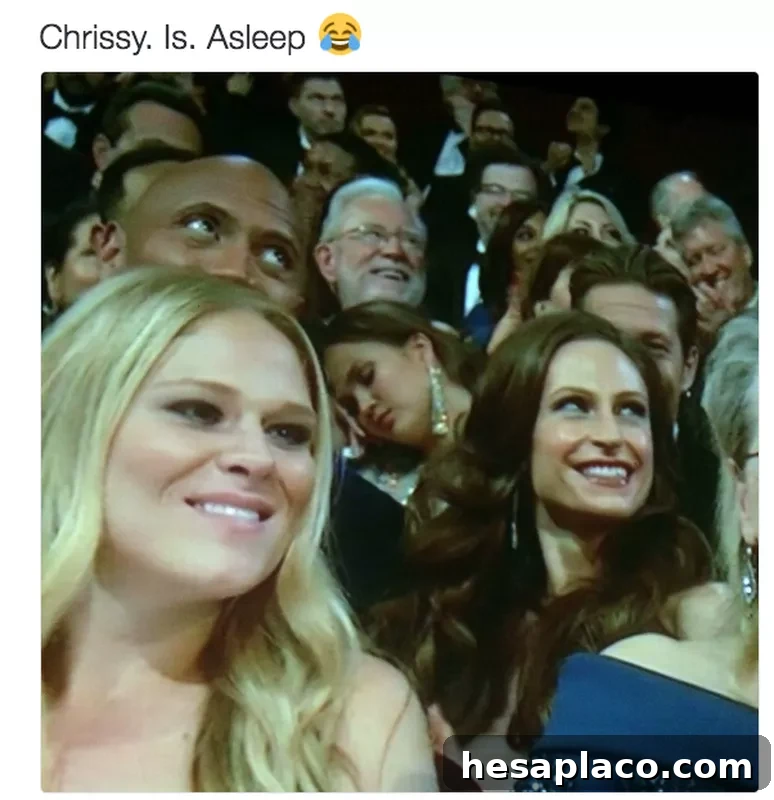 Sleeping at the oscars