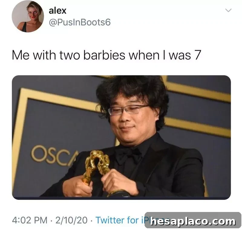 Oscars kissing