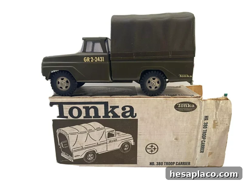Vintage Tonka Toys No. 380 Troop Carrier