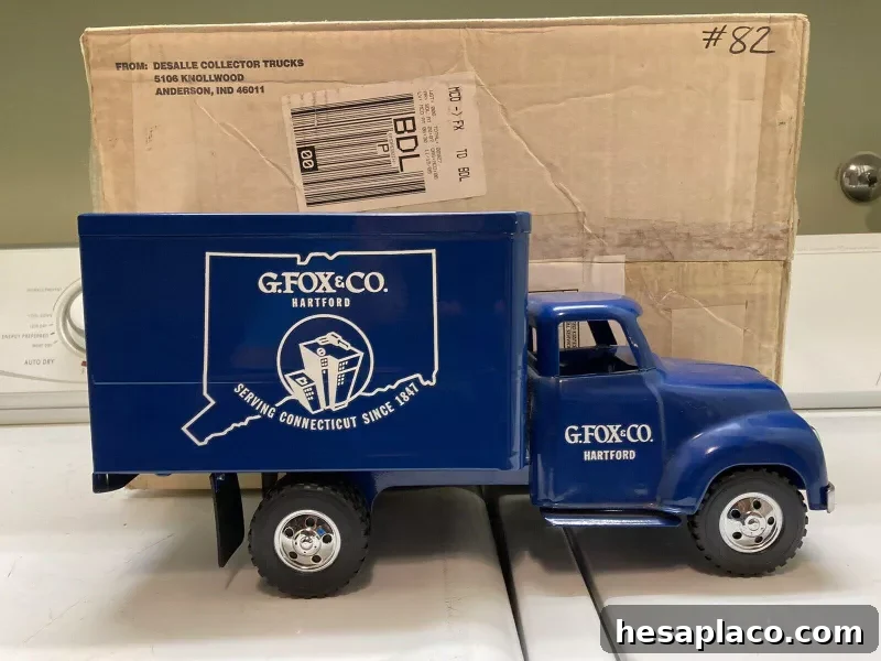 DeSalle Tonka G Fox Hartford CT Vintage Toy Truck