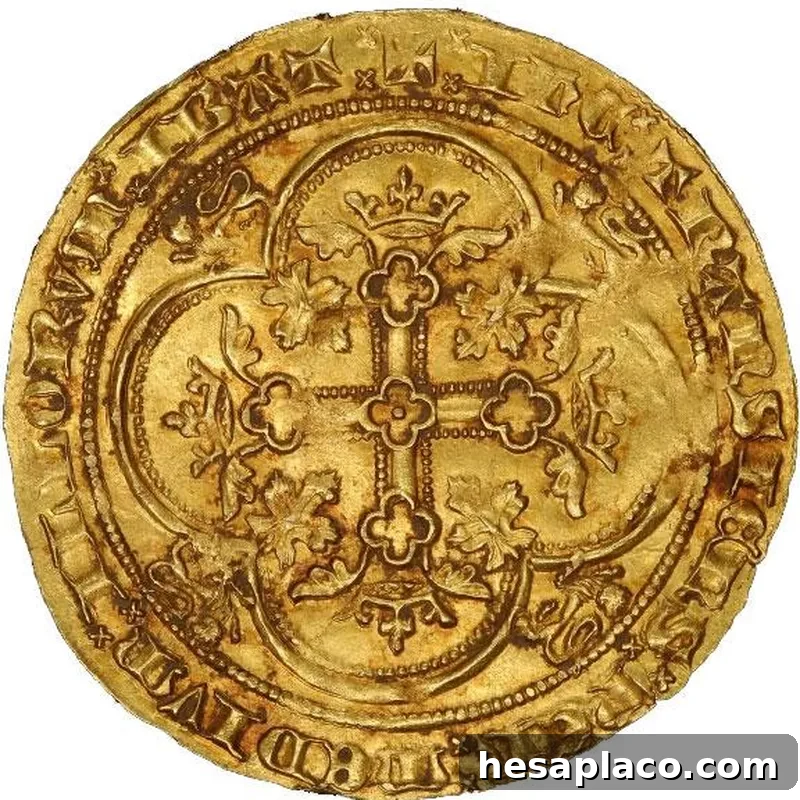 1343 Edward III Florin Gold Coin