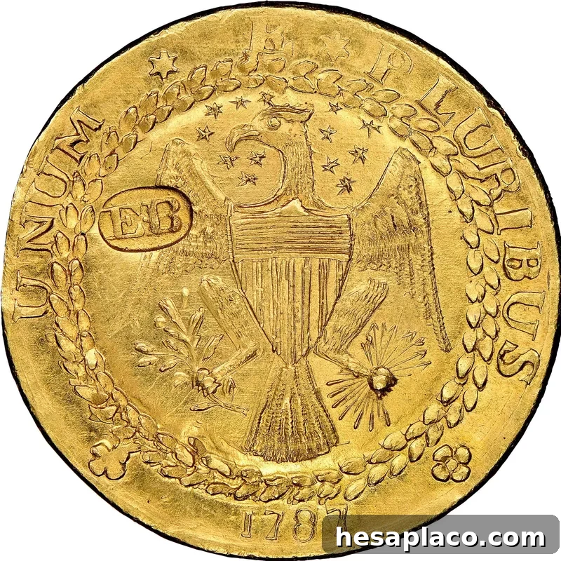 1787 Brasher Doubloon (EB) Coin