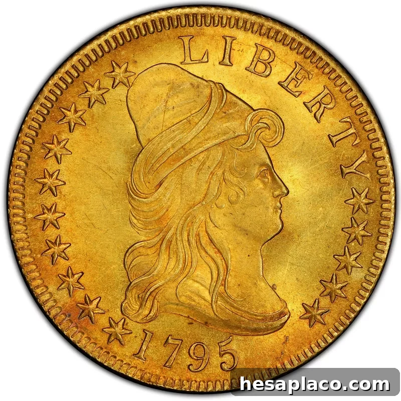 1795 Draped Bust Gold Eagle Coin