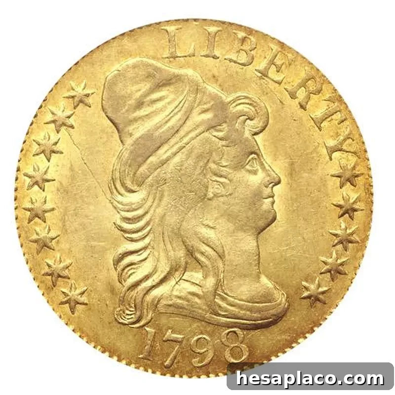 1798 Turban Head Gold Half Eagle