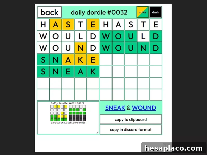 Dordle game
