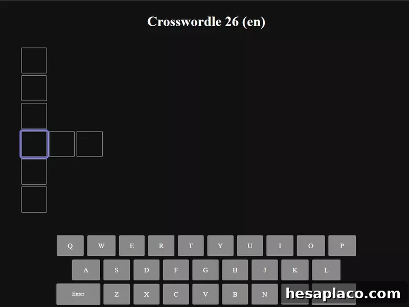 Crosswordle
