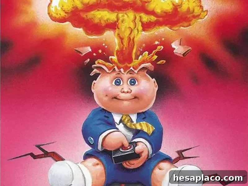Blasted Billy Garbage Pail Kids card