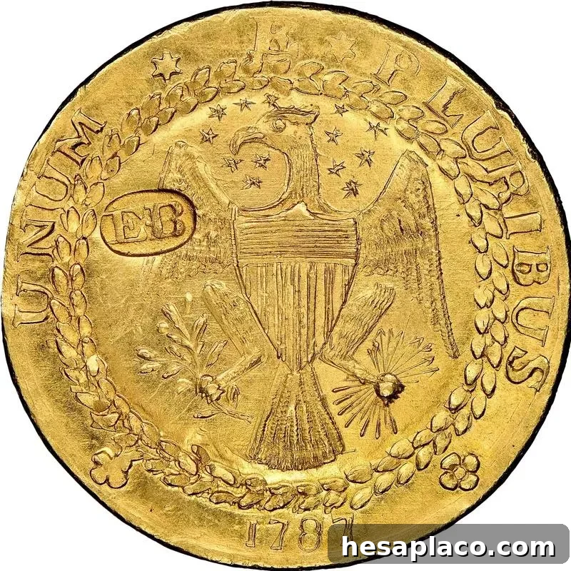 1787 New York-Style Brasher Doubloon