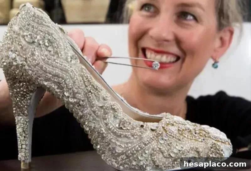 Diamond shoe by Kathryn Wilson