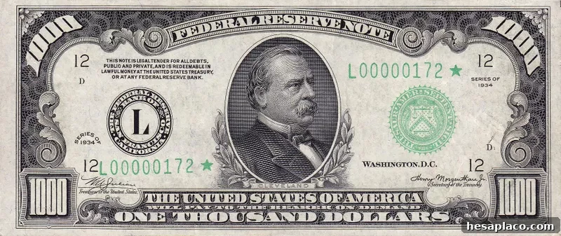 US $1000 Bill