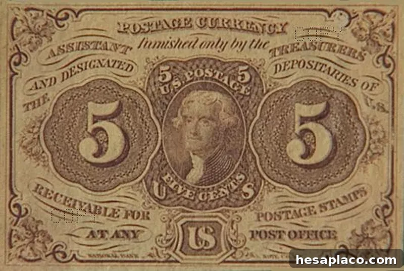 US 5 Cent Note