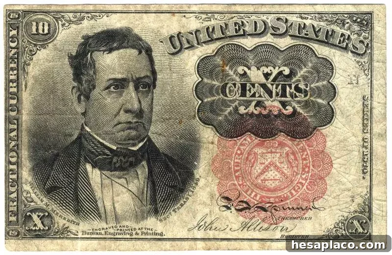 US 10 Cent Note