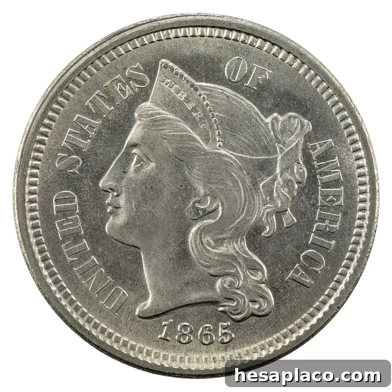 US Three-Cent Nickel
