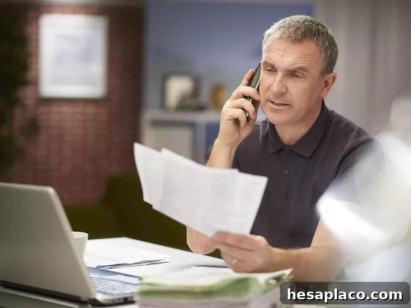 Man talking on phone