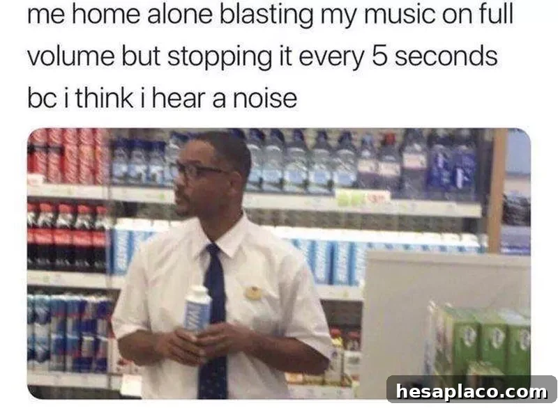 Blasting music